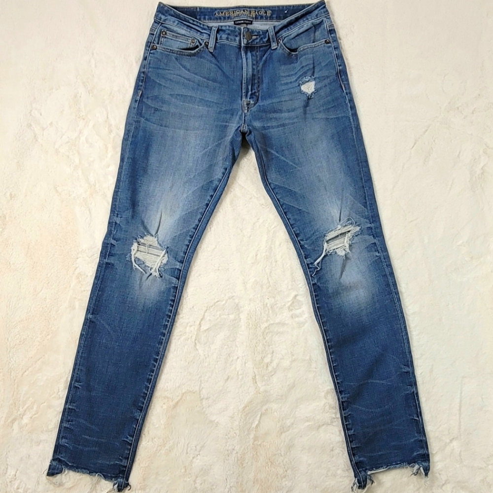 American Eagle distressed jeans
